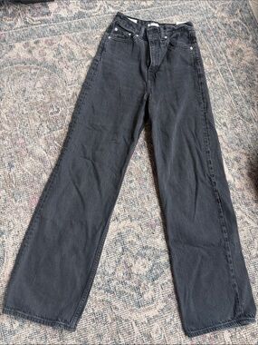 Women’s Levi’s  Black Straight-Leg Jeans